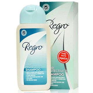 Regro Hair Protective Shampoo 100-200 ml. รีโกร แฮร์ โพรเทคทีฟ แชมพูสำหรับผมร่วง หนังศีรษะมัน