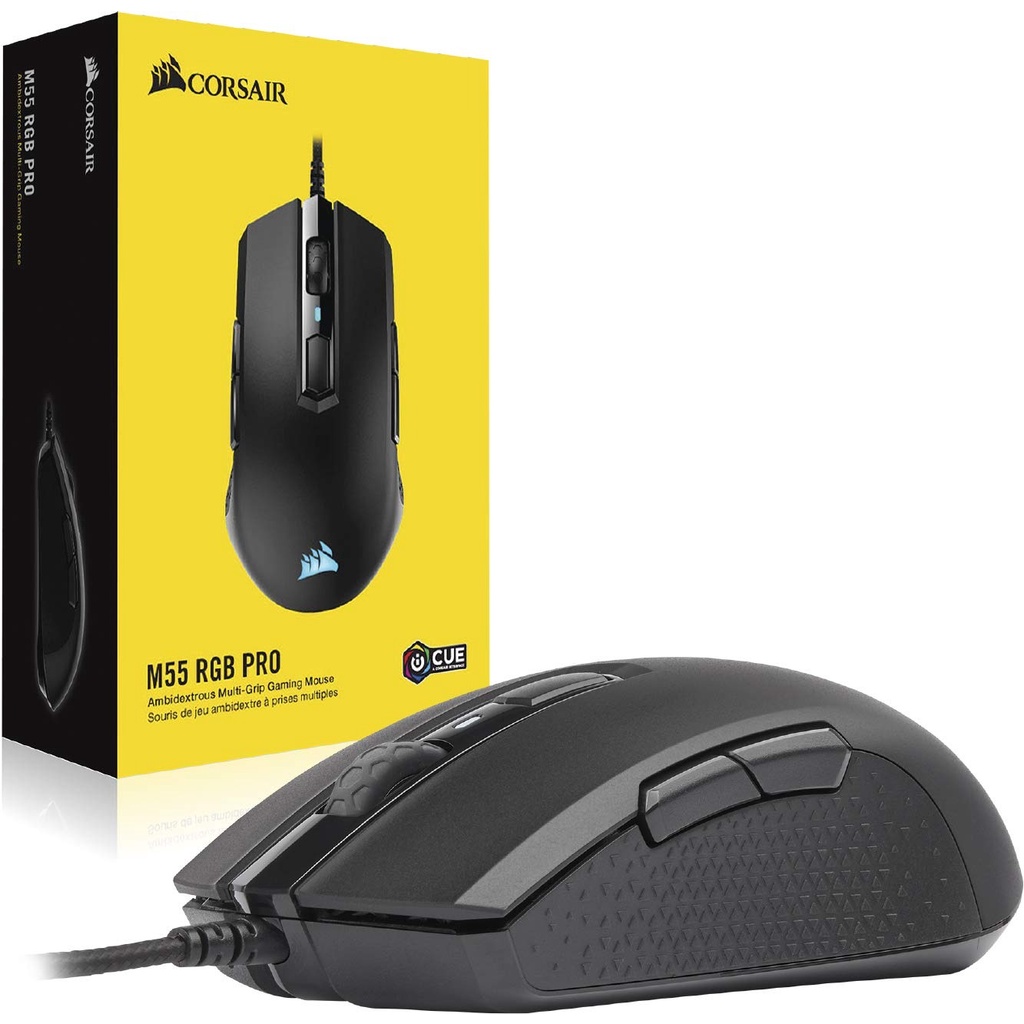 OPTICAL MOUSE CORSAIR M55 PRO RGB (BLACK)