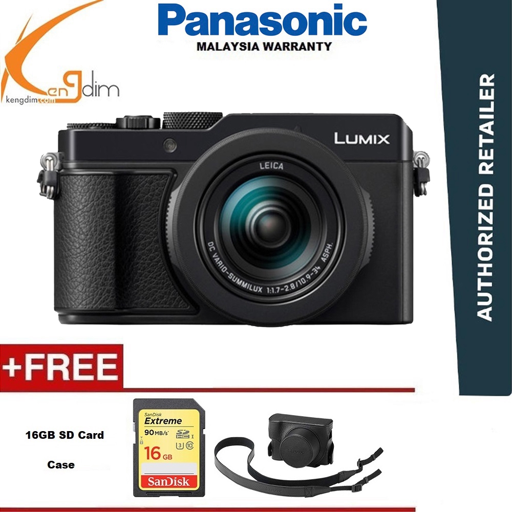กล้องดิจิตอล Panasonic Lumix DC-LX100 II / LX100 MARK II (สีดํา) รับประกัน Panasonic