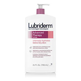 Lubriderm Advanced Therapy Lotion 24.00 fl oz/709ML โลชั่นสำหรับผิวแห้งมาก sizeสุดคุ้มจากUSA