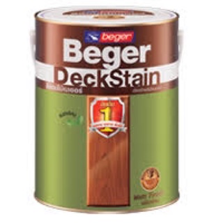 Beger Deckstain สีย้อมพื้นไม้ เบเยอร์เดคสเตน ขนาด 1/4กล. , 1 กล.