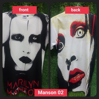 เสื้อยืด พิมพ์ลาย Marilyn MANSON series 02 BANGKOK DISTO ขนาดใหญ่ 3XL 4XL 5XL 5XL สําหรับผู้ชาย