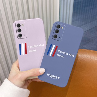 เคสโทรศัพท์มือถือสไตล์เรียบง่าย Liquid Silicone Phone Case For Samsung Galaxy Note 20 Plus Ultra Note 10 Plus Note 9 Shockproof Camera Lens Protection Soft Back Cover เคสมือถือ