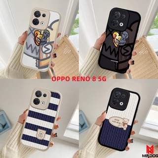 เคส OPPO RENO 8Z 5G RENO8 5G RENO 8 RENO8Z 5G เคสโทรศัพท์ซิลิโคนกันกระแทก หมีรุนแรง KLQ