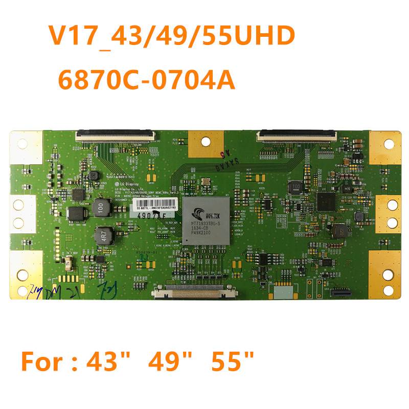 6870c-0704a original V17_43/49/55UHD 6870C-0704A logic board สําหรับ SONY KD-55X8000E KD-49X7500E 43