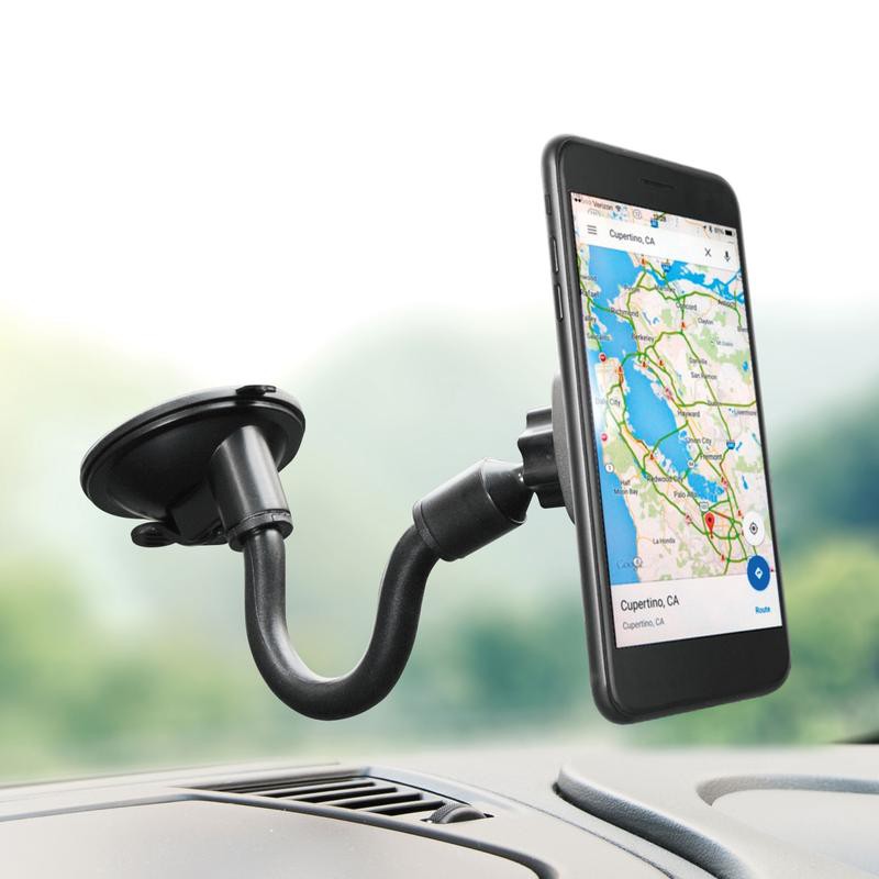 CapDase ที่ติดมือถือในรถ แบบแม่เหล็ก รุ่น.SQUARER MAGNETIC CAR MOUNT SUNCTION CUP PRO - GOOSENECK ARM