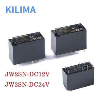 รีเลย์พาวเวอร์ Panasonic 5A 12V 24V DC 8Pin JW2SN-DC24V JW2SN DC24V AJW7212 JW2SN-DC12V JW2SN DC12V AJW7211 2 1 ชิ้น