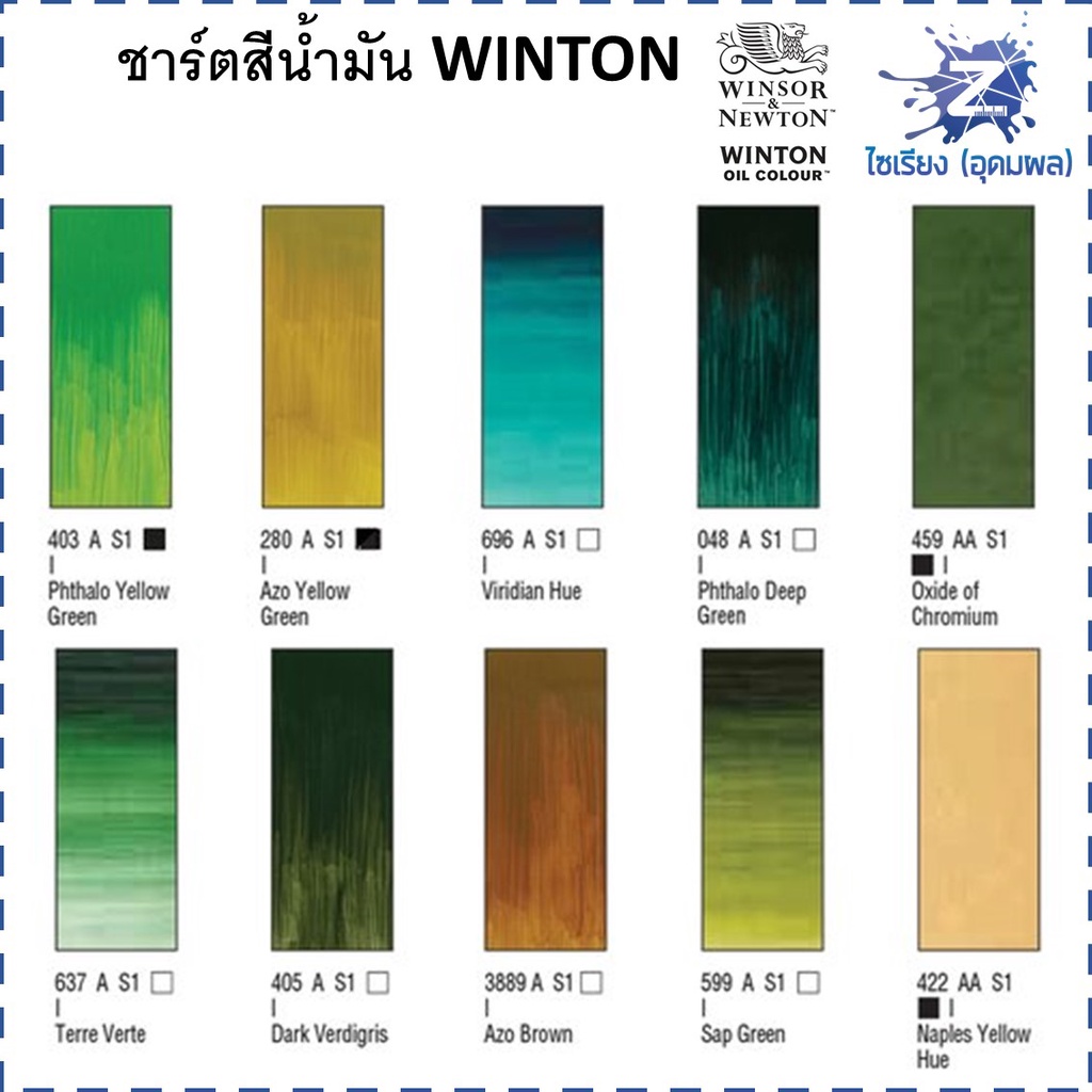 (1หลอด) สีน้ำมัน Winton (Winsor & Newton) ขนาด 37 ml. มีทุกสี แจ้งสีในแชท