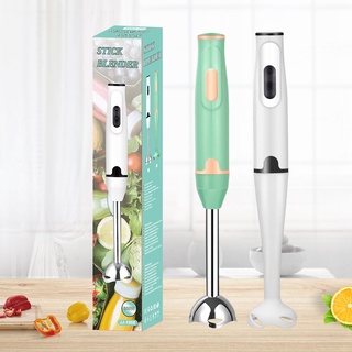 เครื่องปั่นอาหารมือถือสแตนเลส 300W เครื่องปั่นมือเอนกประสงค์ hand blender stick สามารถทำมิลค์เชคน้ำซุปข้นน้ำซุปข้นเนื้อ