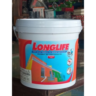 สีน้ำอะคริลิค ภายนอกและใน ลองไลฟ์ แว๊กซี่ ชิลด์ กึ่งเงา เบสA สีขาว CAPTAIN LONGLIFE WAXY SEMI-GLOSS 1กล 2.940ลิตร ถูกสุด