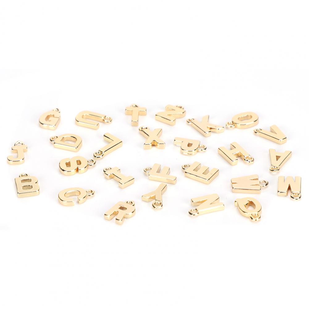 26pcs English Letters Pendant DIY Craft Letters Ornament Kits For ...