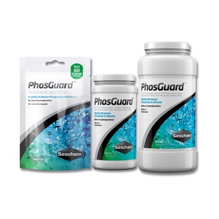 Seachem PhosGuard™  Removes silicate and phosphate - เม็ดควบคุมฟอสเฟสและซิลิเกตแบบรวดเร็ว ใช้ได้ทั้งตู้น้ำจืดและตู้ทะเล