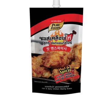 ซอสเคลือบไก่ สูตรฮอต แอนด์ สไปร์ซี่ ขนาด 180 กรัม ตรา เพียวฟู้ดส์ ซอสบอนชอน ซอสเกาหลี ไก่เผ็ด ซอสไก่ทอด รสเผ็ด ซอสเผ็ด