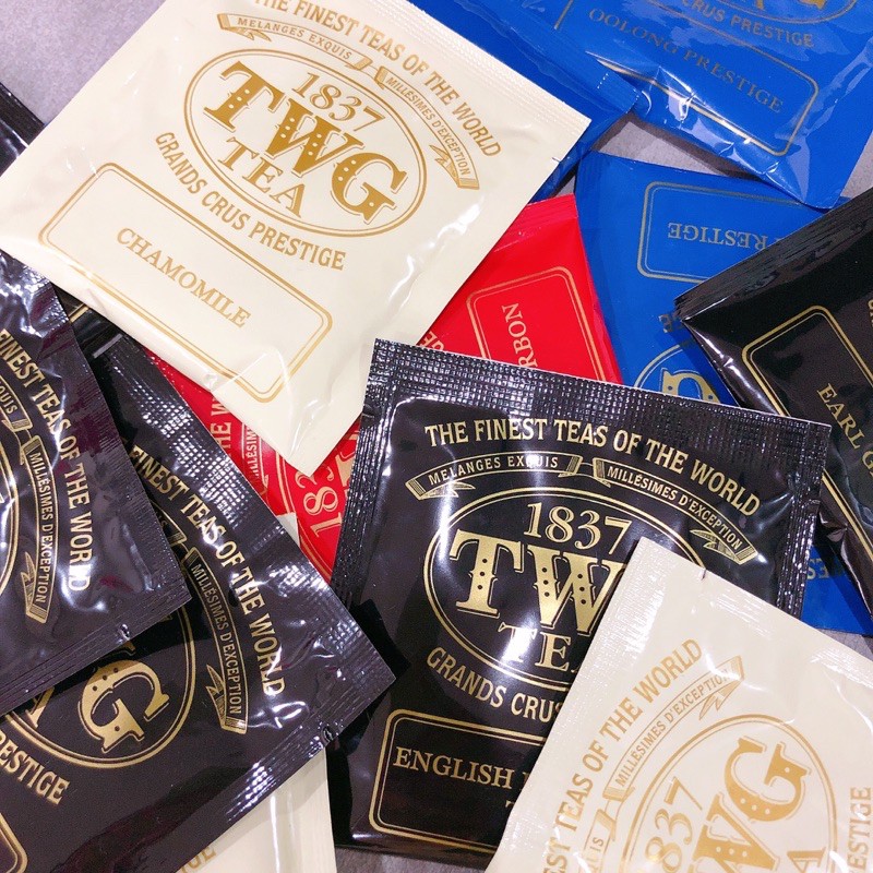 TWG TEA 🍃 ชาทีดับบลิวจี ชาพรีเมี่ยม แบ่งขาย ซอง 2.5g เลือกรสได้