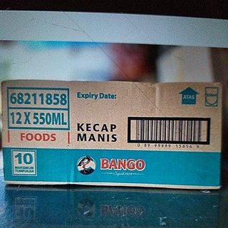 Kecap Bango รีฟิล 1 กล่อง / สิบสองชิ้น /1 Carton Bango Refill 520ml