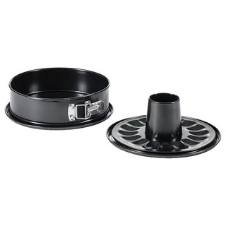 IKEA LOCKBETE ลอคเบียเต พิมพ์เค้กถอดฐานได้, ดำ 26 ซม.