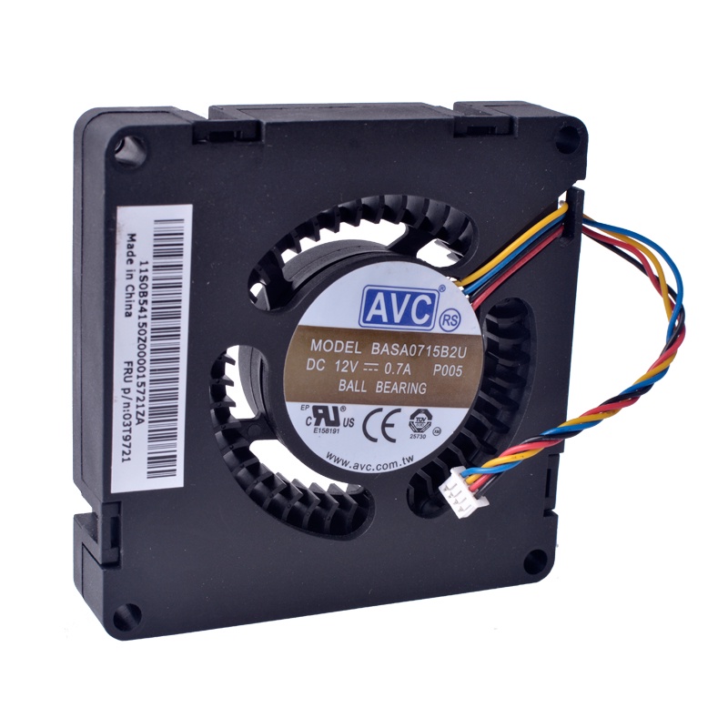 BASA0715B2U 7015 70x70x15 มม. 12V 0.70A IBM Lenovo M92p พัดลมระบายความร้อน 70 มม. พัดลม turbofan