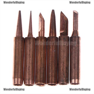 {WonderfulBuying} ชุดเครื่องมือซ่อมแซมหัวแร้งเชื่อมบัดกรี ทองแดง 900M-T 1 ชุด