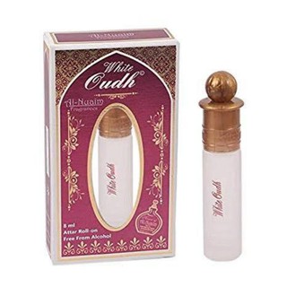 น้ำหอมอาหรับ Alnuaim white oudh perfume​ 6ml น้ำหอม น้ำหอม​พกพา​ น้ำหอม​ผู้ชาย​ น้ำหอมแท้ น้ําหอมลูกกลิ้ง