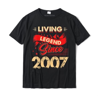 [S-5XL]GILDAN 【Chic Tops】เสื้อยืดผ้าฝ้าย 100% พิมพ์ลาย Living Legend Since 2007 11th Years Old Birthday สําหรับผู้ชาย