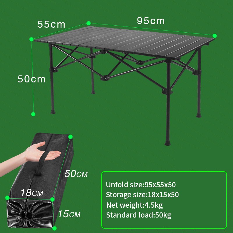 โต๊ะพับได้ Folding table แบบพกพา กลางแจ้ง ในร่ม 