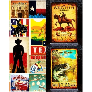 แม่เหล็กติดตู้เย็น เท็กซัส อเมริกา อะครีลิค 2×3 นิ้ว ของที่ระลึก ของฝาก Souvenir Acrylic Fridge Magnet USA Texas 3 2x3"