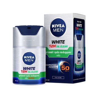 Nivea นีเวีย เมน ไวท์ ออยล์ คอนโทรล เอสพีเอฟ50 45 มล.