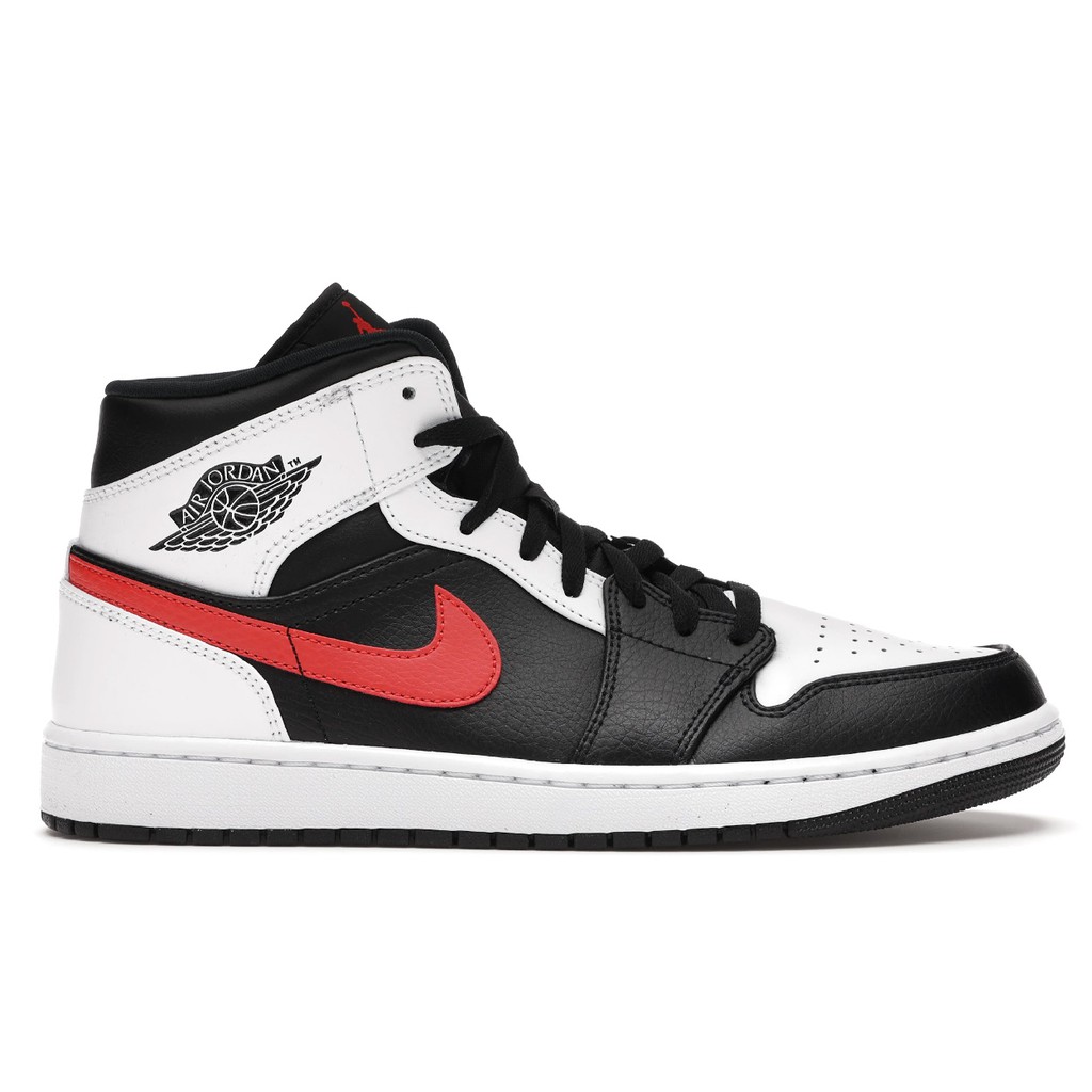 Nike Jordan 1 Mid Black Chile Red White