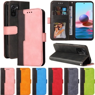 เคสโทรศัพท์หนัง PU นิ่ม ฝาพับ พร้อมช่องใส่บัตร ขาตั้งวาง หรูหรา สําหรับ Xiaomi Poco F3 M3 X3 NFC 10T Lite Redmi 9T K40 Pro