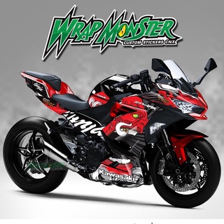 สติ๊กเกอร์แต่งลายรถ Kawasaki Ninja 400 รอบคัน ลาย ยักษ์ 2