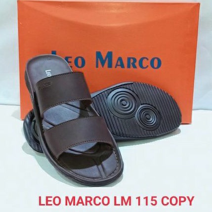 Leo marco Lm 115 coffee รองเท้าแตะผู้ชาย& 39;s