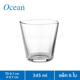 (6ใบ) Ocean แก้วน้ำ 345 ml P03161 CENTIQUE DOUBLE ROCK 12 OZ.