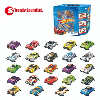Hot Wheels กล่องปริศนารถแข่ง 24 รูปแบบ พร้อมยานพาหนะกาชาปอง ความเร็วสูง สําหรับเด็ก 3 ปีขึ้นไป