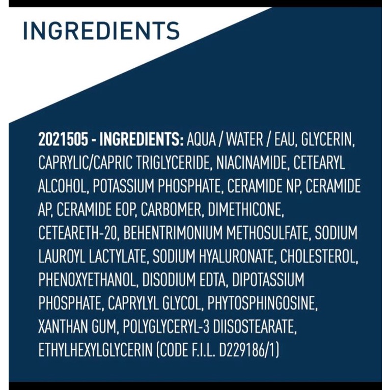 Cerave PM Facia Moisturizing Lotion Night Cream with Hyaluronic Acid