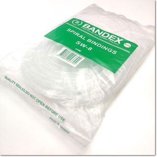 SW-08 (White) Spiral Wrapping ,ไส้ไก่พันสายไฟ สเปค 10m ,Bandex