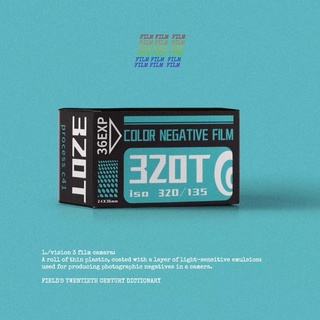 ฟิล์มหนังลอกคาร์บอน 320T ล้างน้ำยาได้ทั้ง c-41 และ ecn-2