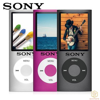 Sony Walkman เครื่องเล่นเพลง Mp3 Mp4 1.8 นิ้ว แบบพกพา พร้อม FM E-book Recorder