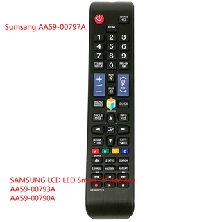 ใหม่ รีโมตคอนโทรล AA59-00797A แบบเปลี่ยน สําหรับสมาร์ททีวี SAMSUNG LCD LED AA59-00793A AA59-00790A Fernbedienung