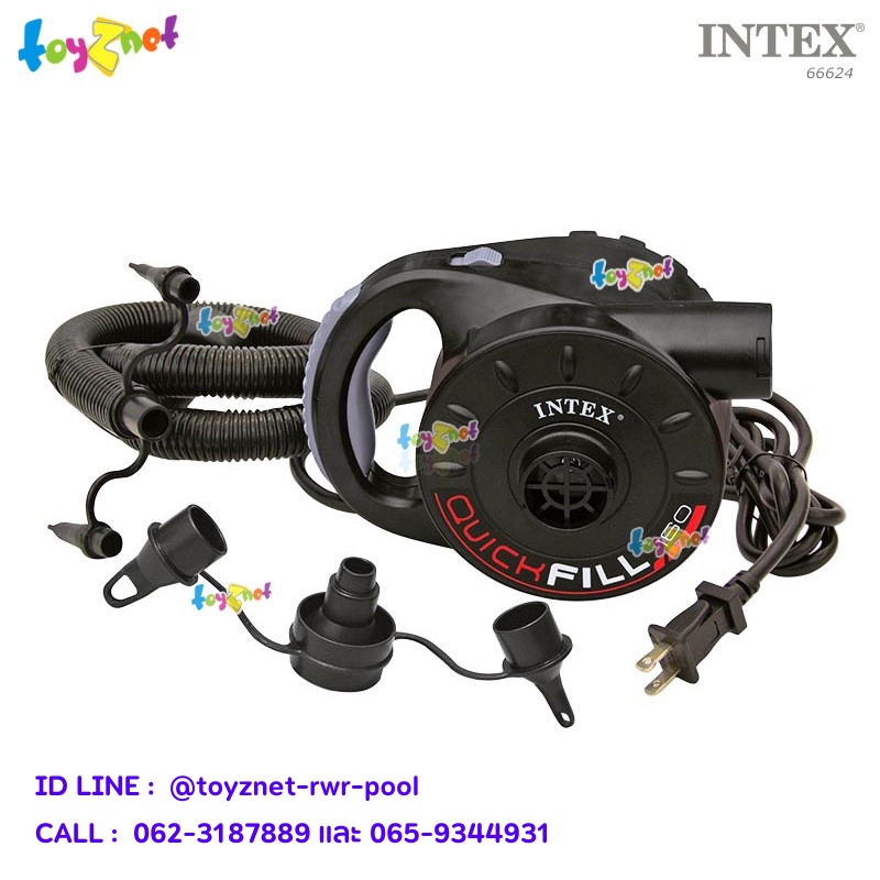 Intex ที่สูบลมไฟฟ้าทรงหอยโข่ง ควิ๊กฟิลล์ 230V รุ่น 66624