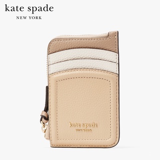 KATE SPADE NEW YORK KNOTT ZIP CARD HOLDER K7826 กระเป๋าสตางค์