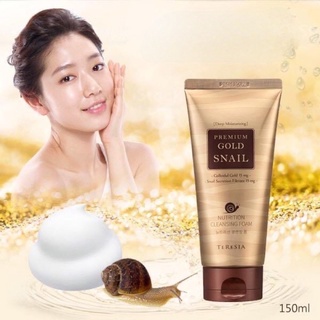 📣🇰🇷พร้อมส่งTERESIA Premium gold snail cleaning โฟมหอยทากผสมทองคำ