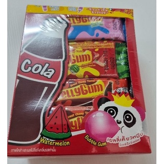 เยลลี่ jelly gum chewy jelly Cola watermelon เยลลี่หนึบ แบบเกาหลี  25กรัม x 24ซอง