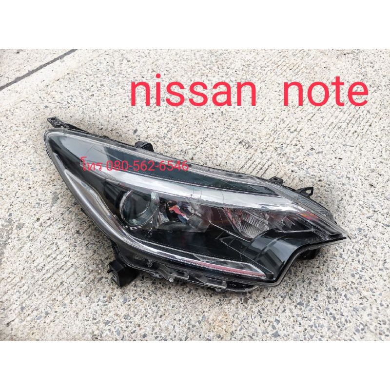 ไฟหน้า​ nissan​ note  ไฟหน้าโน๊ต