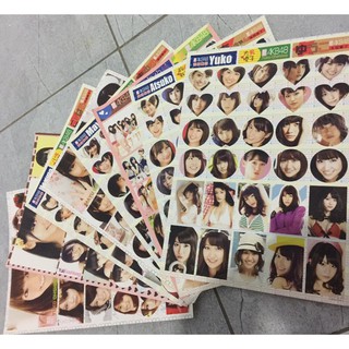 สติ๊กเกอร์ RARE ลิขสิทธิ์แท้ ญี่ปุ่น AKB48 ไอดอลญี่ปุ่น AKB 48 เอเคบีโฟร์ตีเอต Sticker Idol Japan ไอดอล สติกเกอร์