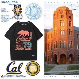 T-shirt  American University International Students University of California, Los Angeles UCLA Summer Print Short Sleeve