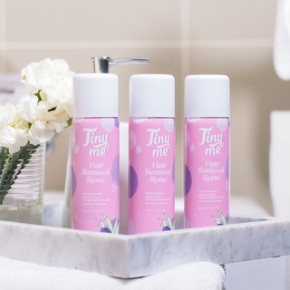 พร้อมส่ง/ของแท้Tiny me​ ไทนีมี มูสกำจัด​ขน​ ขนหายเกลี้ยง แค่ฉีดแล้วเช็ด ไม่ต้องถอนโกนแว๊กซ์ให้เจ็บตัว Hair Removal Spray