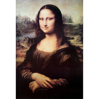 โปสเตอร์ ภาพวาด โมนาลิซา Mona Lisa (1517) POSTER 24”x35” Inch Painting Italian Leonardo da Vinci