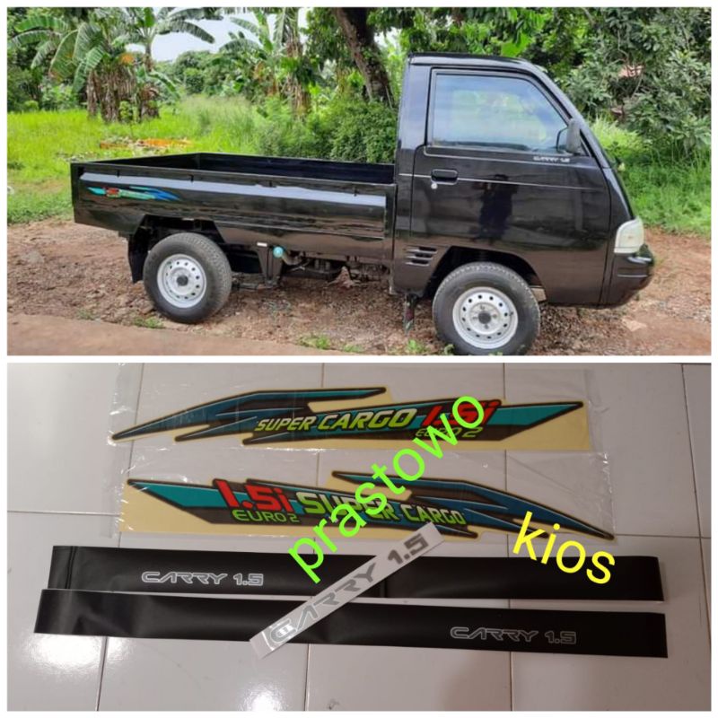 สติ๊กเกอร์แถบ Lis body พก Futura 15 super cargo euro 2 ชุด
