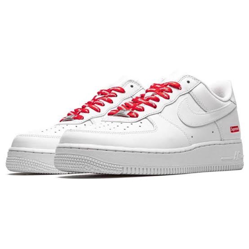 nike air force 1 low white supreme