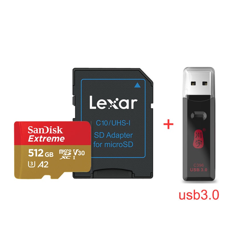 ORIGINAL  EXTREME micro SD UHS-I CARD Drone TF card memory card motion camera A2 V30 U3 32GB 512GB